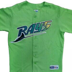Rays Jersey Vintage Tampa Bay Rays Size L Majestic Made in USA